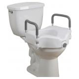 Drive Medical 2-in-1 Raised Toilet Seat with Remov