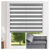LazBlinds No Drill Zebra Blinds for Windows 23" W
