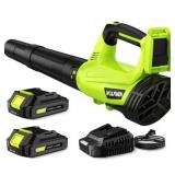 DARKIRON Cordless Leaf Blower, 20V Leaf Blower wit