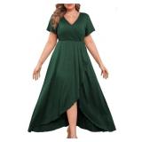 Size 2XL FOLUNSI Plus Size Formal Dresses Glitter