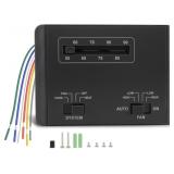 7330F3852 RV Air Conditioner Thermostat, Black, Si