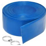 2 inches x 25 FT Heavy-Duty PVC Swimming Pool Back