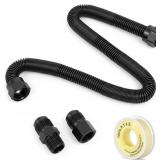 5/8" Od x 1/2" Id 24" Gas Line hose Connector, 304