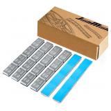 JiiinMiiin 1oz, 72PCS Gray Steel Adhesive Stick on