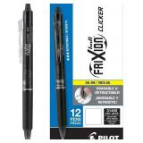 PILOT, Fine Point Pens 0.7 mm, Pack of 12, Black