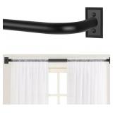 TANGWIN Wrap Around Blackout Curtain Rods,1" Heavy