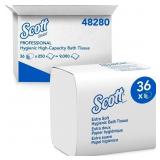 Scott  Hygienic High-Capacity Folded Bath Tissue,