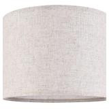 GO&SO Natural Linen Drum Lamp Shade 13"x13"x10" Be