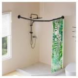 Diamond Shaped Shower Curtain Rod, Sides: 22.5" -