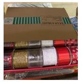 18 PCs Christmas Decorative Ribbon, 2 in x 9 ft -