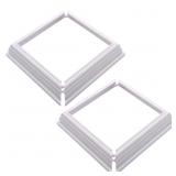 True 4 * 4inch 2 Packs Split Style Vinyl Fence Pos