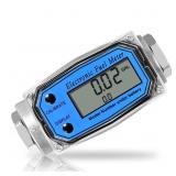 1" Turbine Fuel Flow Meter, 2.6-26 GPM Inline NPT