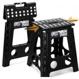 Delxo 16 Inch Folding Step Stool,Foldable Step Sto