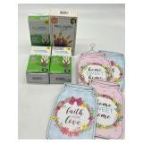 Lot of Home Decor Items, Includes 4 PCs Mason Jar