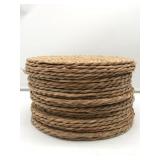 These are natural, hand-woven round water hyacinth