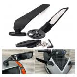 Adjustable Side Mirrors Rearview Wind Wing Mirror