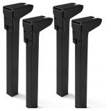 4 Pcs Self Locking Folding Table Legs, 6", 8", 10"