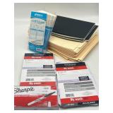 Large Lot of Office Supplies Including Sharpies, F