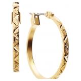 Anne Klein Gold Tone Hoop Earrings