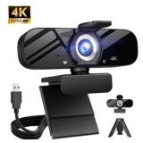 4K Webcam for PC, Ultra HD 4K Collaboration and St
