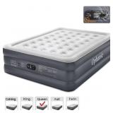 Ophanie Queen Air Mattress, 18-Inch Elevated Infla