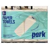 8 rolls paper towels