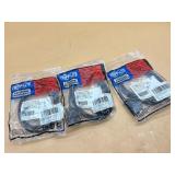 Lot of three Trip Lite modem gold cables