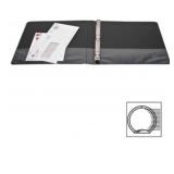 12 Pack Business Source Round-ring View Binder - 1