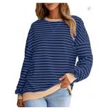 Size 3XL SHEWIN Plus Sweatshirts Stripe Pullover C