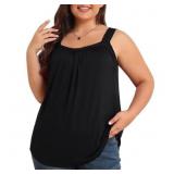 Size 2X Daystry Plus Size Tank Tops for Women Loos