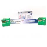 Lot of variety of office supplies, magic tape, pro