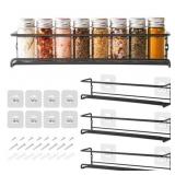 4 Tier Spice Rack Organizer, Punch-free Hanging Sp