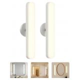 cambk Set of 2 Vanity Makeup Lights for Mirror | S