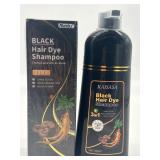 Exp 5/2028 Lot of 2 Black Hair Dye Shampoo, 500 ML