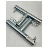 Lot of 2, 1" Canopy Pipe Support Fittings 90 Degre