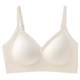 Women Fixed Cups Wireless Bras Seamless Push Up Li