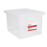 Staples File Box Plastic File Box Snap, Letter/Leg