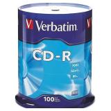Verbatim CD-R Blank Discs 700MB 80 Minutes 52X Rec