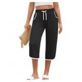 2XL Rosvigor Capris Pants for Women High Waisted L