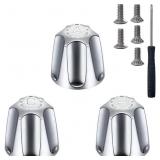 Shower Knobs 3 Piece Replacement,Faucet Shower Han