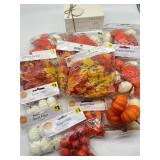 Large Lot of Fall Tabletop Decor Including Garland