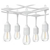 HOMESTEAD 48FT Outdoor String Lights, IP65 Waterpr