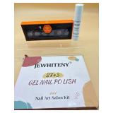 Gel nail polish and radiant boost facial cream