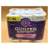 18-rolls quilted northern toilet paper