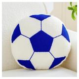 Lot of 2, Uvvyui Soccer Pillow Football Throw Pill