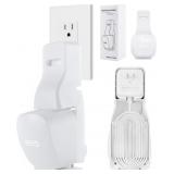 LIGHTMEUP Outlet Wall Mount Holder - Plug-to-Adapt
