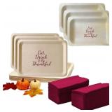 Perfect Stix Thanksgiving Plates and Napkins Set