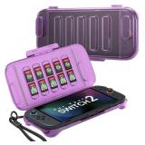 JSAUX Protective Case for Switch 2, Hard Carrying