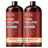 DEL SUR Curly Hair Shampoo and Conditioner Set, 16
