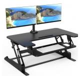 Mount-It! Standing Desk Converter Dual Monitor, 2